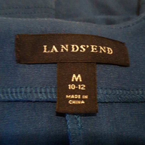 Lands End blue dress medium 10 12 - Picture 2 of 2